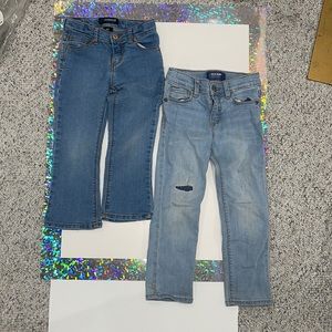 GIRLS SIZE 4t. Bundle of jeans 2 pairs   Old Navy & Jordache